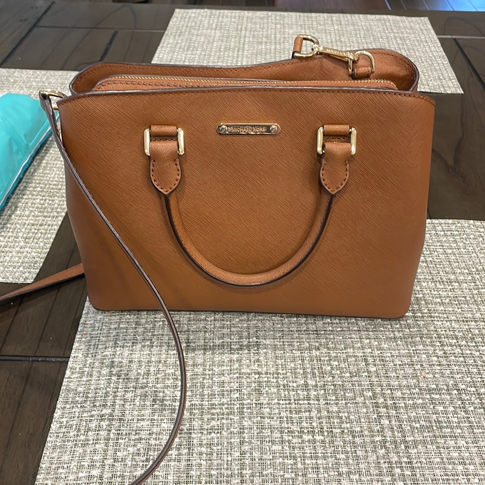 Michael Kors Brown Satchel Crossbody